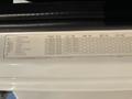 A label with specifications for a 2016 Freightliner M2 106 listing components like axle suspension tires rims hubs spokes brakes and steering