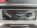 A panel with knobs for controlling ventilation and temperature in a 2013 Freightliner 114SD truck