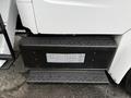 Close-up of a 2021 Freightliner M2 106 truck's step with weight specifications including G.V.W and tare values displayed on a metal plate