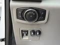 A control panel inside a 2018 Ford F-150 featuring a dial for lighting settings and buttons for additional functions