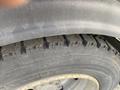 Close-up of a tire on a 2019 Hino 195 showing textured tread and sidewall details