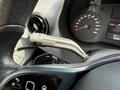 Close-up of a 2022 Mercedes-Benz Sprinter dashboard with a steering wheel control stalk and speedometer displaying speed and odometer reading