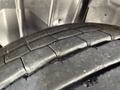 Close-up of the tire tread of a 2012 International TerraStar showing detailed patterns and slight wear