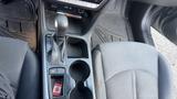 The interior view of a 2018 Hyundai Sonata showing the center console with gear shifter cup holders and controls