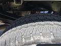 Close-up of a 2020 Ford F-350 SD tire showcasing the tread pattern and texture of the rubber