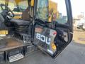 A 2013 JCB 510-56 Loadall with an open door revealing the operator's seat and controls inside the cab