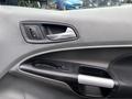 Interior view of a door panel from a 2019 Ford Transit Connect featuring window controls and a door handle