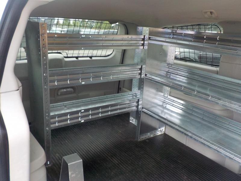 2009 Dodge Grand Caravan Cargo Van with Shelving and Ladder Rack