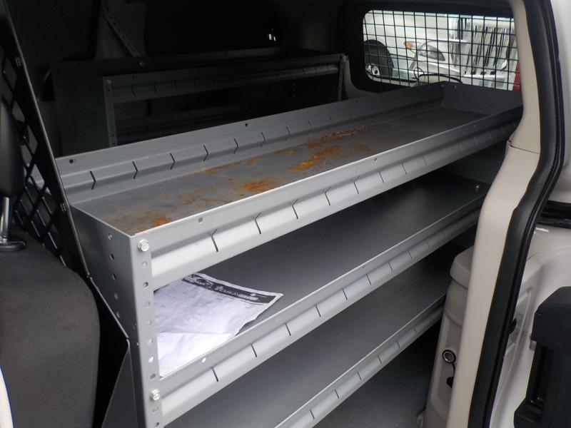 2011 Dodge Grand Caravan Cargo Van with Shelving & Ladder Rack