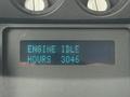 Display screen showing "ENGINE IDLE HOURS 3046" in a 2015 Ford F-350 SD