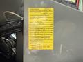 2007 Ford F-550 vehicle identification label displaying specifications such as weight ratings and tire sizes