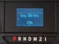Display screen of a 2022 Ford E-450 showing engine idle hours reading 286