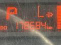 Close-up of a digital odometer display showing 178684 kilometers on a 2020 Hino 195 vehicle's dashboard