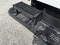 A black metal step mounted on the side of a 2018 Ford E-450 vehicle designed to assist entry and exit from the van