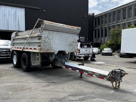 2013 K-Line 16 Foot Steel Tandem Pony 17 Ton Dump Trailer with Air Weigh featuring a metal body and tandem axles