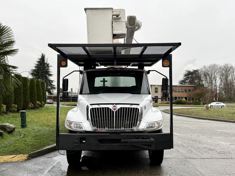 2020 International MV607 Cummins Terex Bucket Truck with Dumping