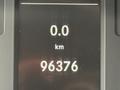 2020 Mercedes-Benz Metris dashboard display showing odometer reading of 96376 kilometers and trip meter reset to 0 km