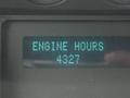 Display panel showing the engine hours reading 4327 on a vehicle dashboard