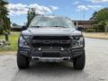 A 2019 Ford F-150 with a bold black grille featuring the Ford logo robust tires and off-road lights in the front