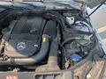 Engine compartment of a 2013 Mercedes-Benz C-Class showing the V6 engine and various components such as hoses and fluid reservoirs