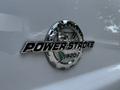 Close-up of a chrome emblem reading 67 POWER STROKE on a 2016 Ford F-550 showcasing the vehicle's diesel engine feature