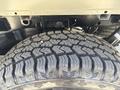 A close-up view of a rugged tire with deep tread patterns mounted on a 2019 Ford F-150 showcasing its off-road capabilities
