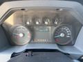 Dashboard of a 2017 Ford F-650 Super Duty featuring speedometer fuel gauge and various warning lights