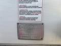 2018 Hino 195 vehicle identification plate with serial number and manufacturing details