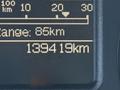 Dashboard display of a 2019 RAM 1500 Classic showing a mileage reading of 139419 km and a range of 85 km