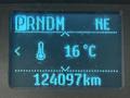 2017 Ford Transit T150 XLT dashboard display showing temperature 16°C and odometer reading 124097 km