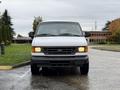 A white 2006 Ford Econoline van is parked with its front facing the camera showcasing its headlights and grille