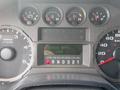 The dashboard of a 2008 Ford F-550 displaying engine hours and indicators for turbo pressure oil temperature and fuel level
