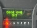 Display screen showing engine hours at 8629 on a 2017 Ford E450 vehicle dashboard with gear indicator PRND421