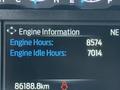 2020 Ford F-350 SD dashboard displaying engine information including engine hours and engine idle hours