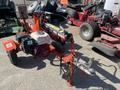 2021 Wallenstein Wx540-0RA Tow Behind Industrial Log Splitter with a red and black color scheme and a small gas engine mounted on it