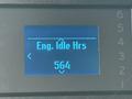 Display screen showing engine idle hours at 564 on a 2017 Ford F-450 Super Duty dashboard
