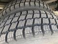 Close-up of a tire tread showing deep grooves and patterns designed for traction on a 2007 Morgan Olson Workhorse W42