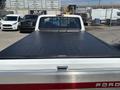 A 1995 Ford F-250 with a black vinyl tonneau cover and a white truck bed visible from the rear
