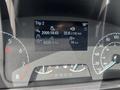2023 Ford Transit dashboard displaying trip information including distance, fuel consumption, and total kilometers driven