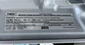 A 2016 Ford F-550 engine information label detailing specifications and regulatory compliance for the vehicle
