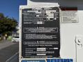A black and white equipment label detailing specifications and warnings for a 2013 International 7500 with various technical information indicated