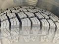 Close-up of the tread pattern on a tire of a 2025 Mercedes-Benz Sprinter showing deep grooves and rugged design for improved traction