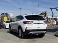 A white 2020 Ford Escape parked with its rear view prominently displayed showcasing the design and features of the vehicle