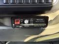 Control panel for a Whelen Traffic Advisor featuring a power switch a function knob and LED indicator lights for left right split and flash modes