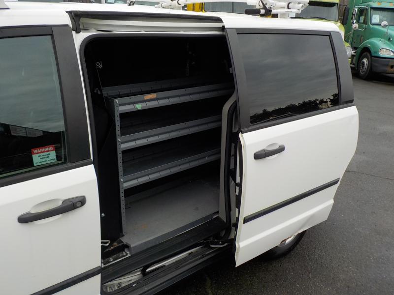 2011 Dodge Grand Caravan Cargo Van with Shelving and Ladder Rack