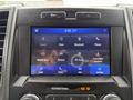 A touchscreen display in a 2020 Ford F-550 showing options for sound clock Bluetooth phone mobile apps and settings
