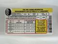 2021 Ford F-150 tire and loading information label displaying seating capacity and cold tire pressure specifications