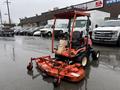 A 2012 Kubota F3680 lawn mower with a driving seat and a large cutting deck in front