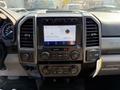 Dashboard of a 2022 Ford F600 showing a touchscreen display with vehicle controls and gauges