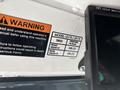 Label showing specifications for a 2019 Madvac LS175 including tire sizes and pressure for front and rear tires